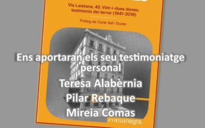 PRESENTACIÓ DEL LLIBRE “TORTURADES”