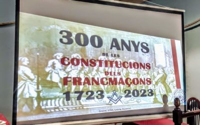 INTERESSANT CONFERÈNCIA SOBRE ELS 300 ANYS DE LES CONSTITUCIONS DELS FRANCMAÇONS