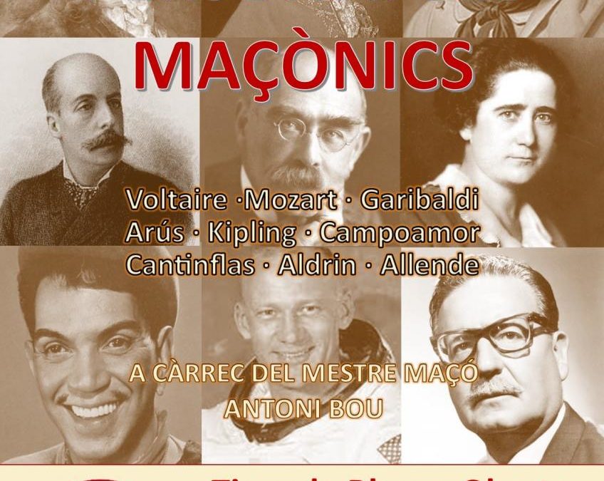 PERSONATGES MAÇÒNICS: CONFERÈNCIA A BARCELONA