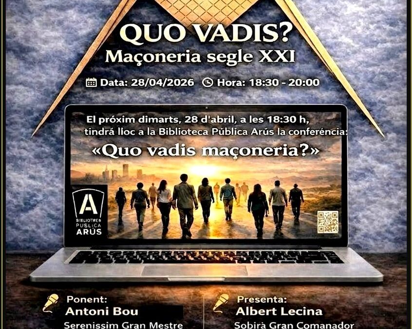 QUO VADIS, MAÇONERIA?