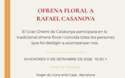 OFRENA FLORAL A RAFAEL CASANOVA