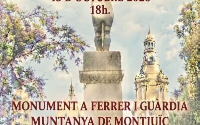OFRENA FLORAL A FRANCESC FERRER I GUÀRDIA